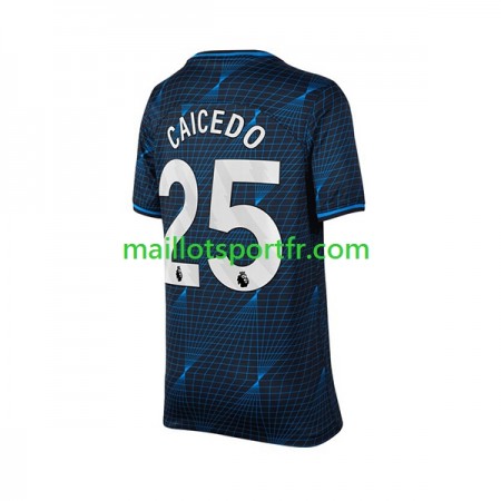 Maillot de Foot Chelsea Moises Caicedo 25 Exterieur 2023/24
